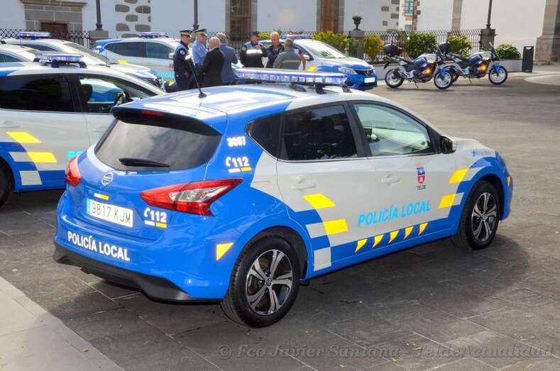 Vehículo de la Policía Local de Telde (Foto TA)